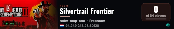 Silvertrail Frontier live status badge