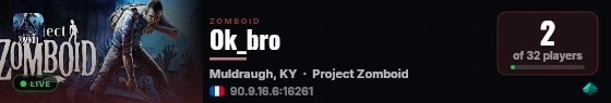 Ok_bro live status badge