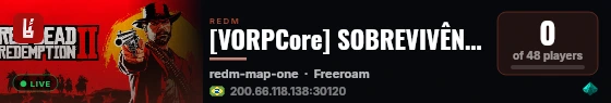 [VORPCore] SOBREVIVÊNCIA II live status badge