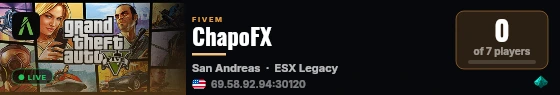 ChapoFX live status badge