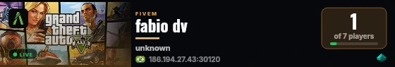 fabio dv live status badge