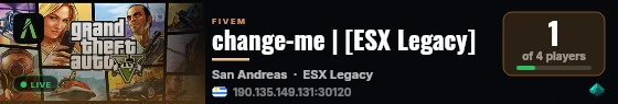 change-me | [ESX Legacy] live status badge