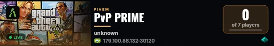 ONE PVP live status badge