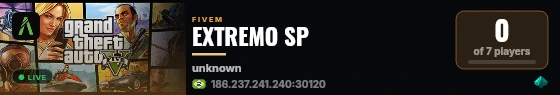 EXTREMO SP live status badge