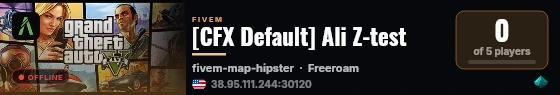 [CFX Default] Ali Z-test live status badge