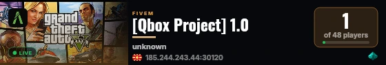 [Qbox Project] 1.0 live status badge