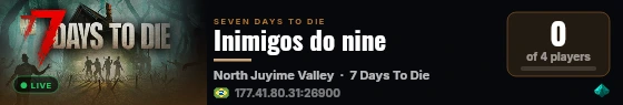 Inimigos do nine live status badge