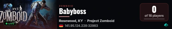 Babyboss live status badge