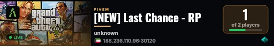 [NEW] Last Chance - RP live status badge