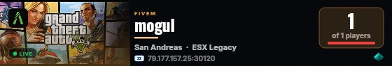 mogul live status badge
