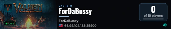 ForDaBussy live status badge