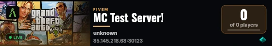 MC Test Server! live status badge