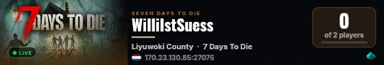 WilliIstSuess live status badge