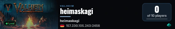 heimaskagi live status badge