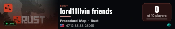 lord11llvin friends live status badge