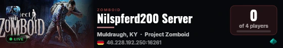 Nilspferd200 Server live status badge