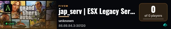 jap_serv | ESX Legacy Server live status badge