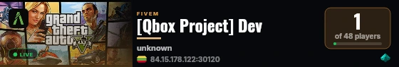 [Qbox Project] Dev live status badge