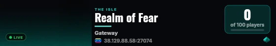 Realm of Fear live status badge