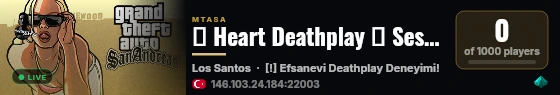 ✦ Heart Deathplay ✦ Sesli Deathmatch | Ölümüne Rekabet! ✦ live status badge