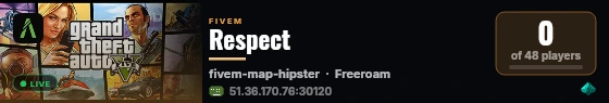 Respect live status badge