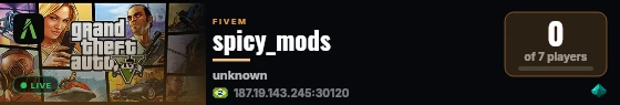 spicy_mods live status badge