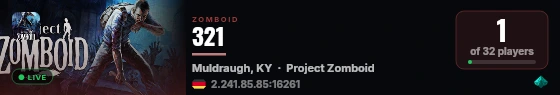 321 live status badge