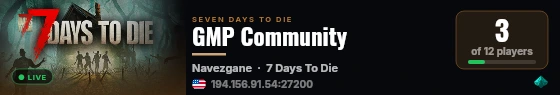 GMP Community live status badge