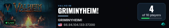 GRIMINYHEIM! live status badge