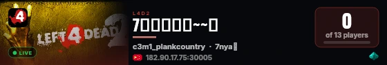 7喵纯净服服~~⑥ live status badge