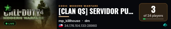 [CLAN QS] SERVIDOR PUBLICO #1 live status badge