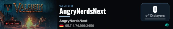AngryNerdsNext live status badge