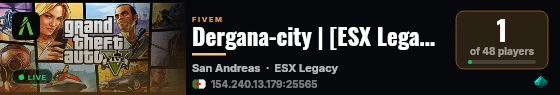 Dergana-city | [ESX Legacy] live status badge