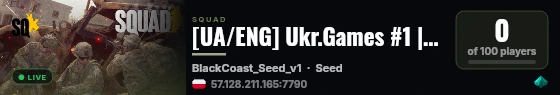 [UA/ENG] Ukr.Games #2 | Ukraine's Squad Community | ds.ukr.games live status badge