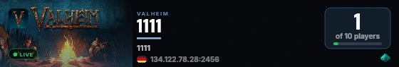 1111 live status badge