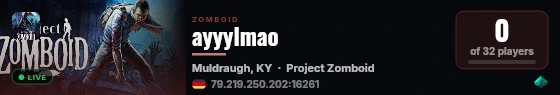 ayyylmao live status badge