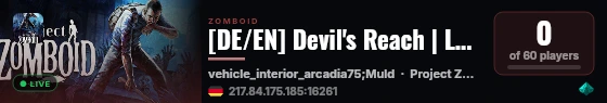 [DE/EN] Devil's Reach | Longterm PvE | Launchday!! | B42 live status badge