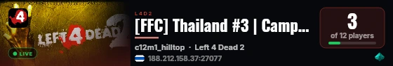 [FFC] Thailand #3 | Campaign Easy live status badge