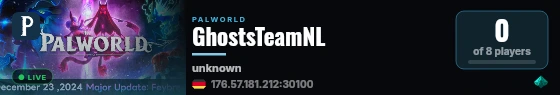 GhostsTeamNL live status badge