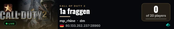 1a fraggen live status badge