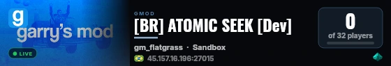 [BR] ATOMIC SEEK [Dev] live status badge