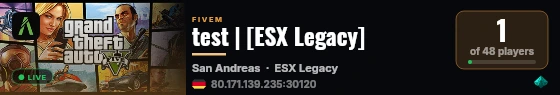 test | [ESX Legacy] live status badge