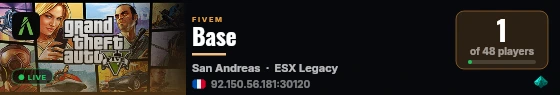 Base live status badge