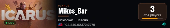 Mikes_Bar live status badge