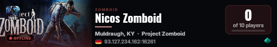 Nicos Zomboid live status badge