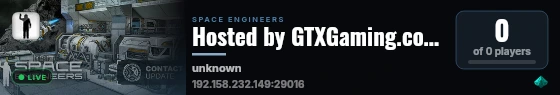 Hosted by GTXGaming.co.uk live status badge