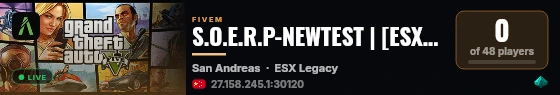 S.O.E.R.P-NEWTEST | [ESX Legacy] live status badge