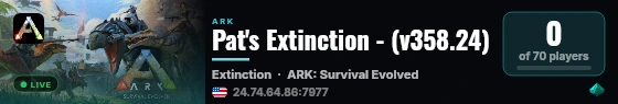 Pat's Extinction - (v358.24) live status badge