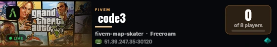  code3  live status badge