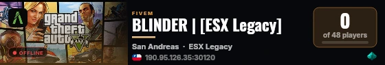 BLINDER | [ESX Legacy] live status badge